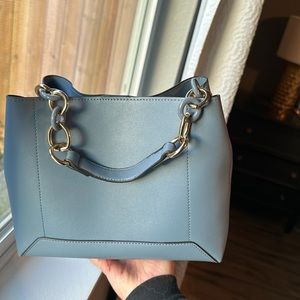Spring blue shoulder bag